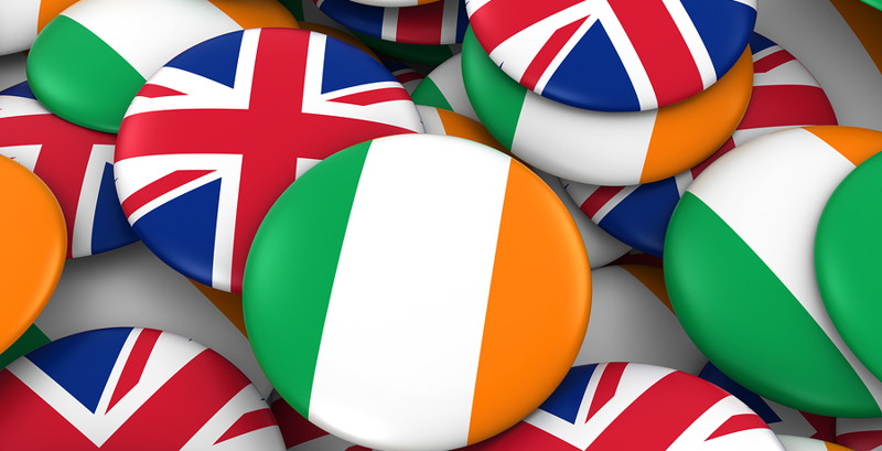 british irish flag buttons