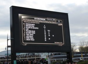 grand annual chase race board at cheltenham gold cup day