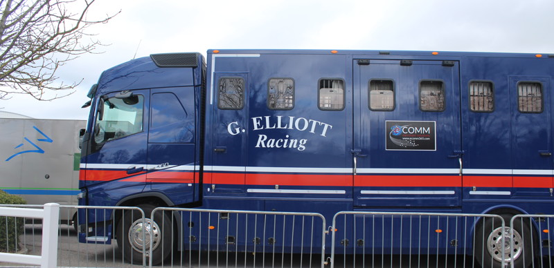 horse box at cheltenham festival