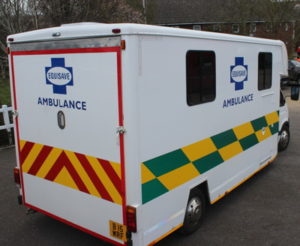 horse ambulance at cheltenham festival