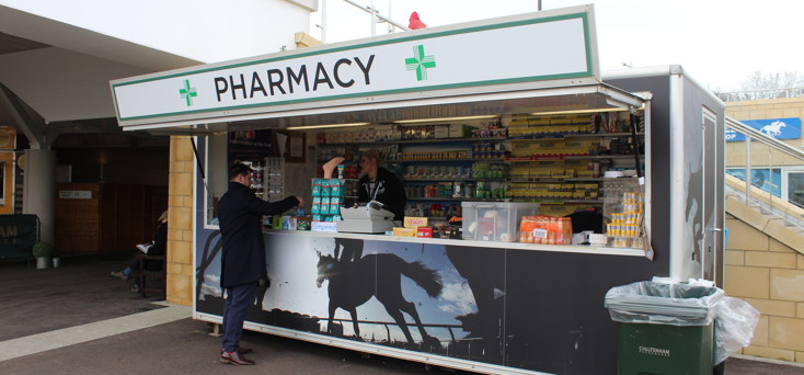 pharmacy at cheltenham racecourse