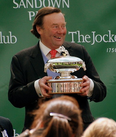 nicky henderson with trophy