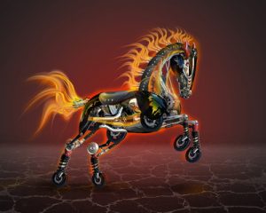 mechanical horse