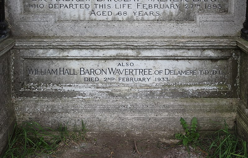 william hall walker grave stone