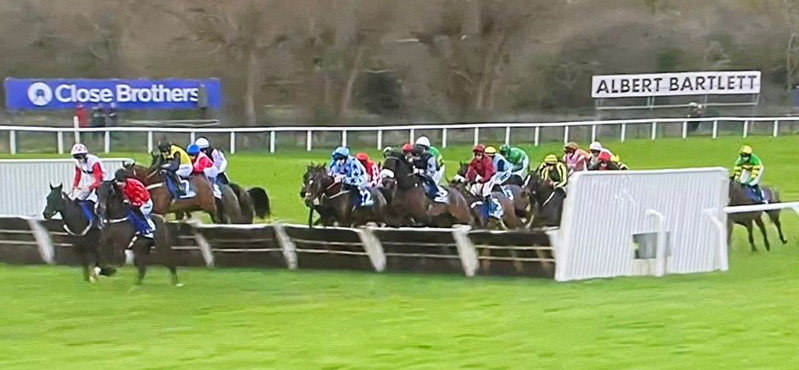 county handicap hurdle horses jumping